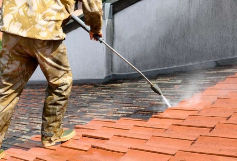 professional roof cleaning cardiff